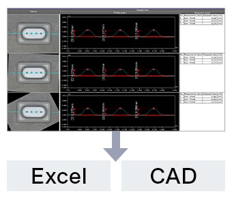 优点2:可进行Excel数据输出/CAD输出