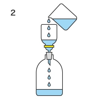 将清洗时产生的液体用膜滤器,过滤掉异物