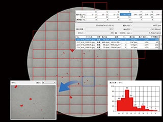 符合ISO16232/VDA19的清洁度测量(膜滤器50×)