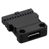 OP-84456 - GT2-100用 MIL连接器30针（扩展板用另售品） 与连接器连接